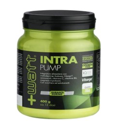 Flacone da 400 g di + Watt Intra Pump Strong Apple Polvere