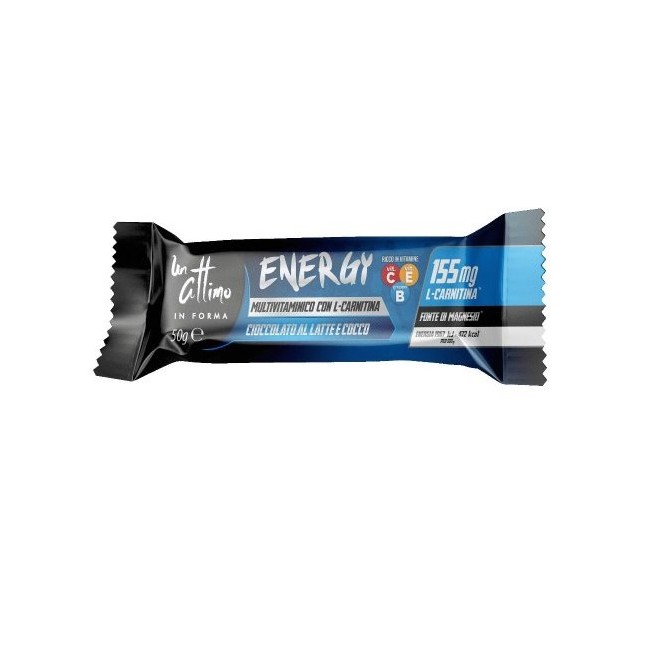 40-50g - perfetta da portare sempre con s&eacute; ENERGY Barretta Cocco Cioccolato