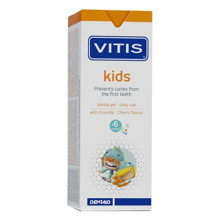 Tubo da 50 ml Dentaid Vitis Kids Dental Gel +6 Mesi Tubo da 50 ml Dentaid Vitis Kids Dental Gel +6 Mesi