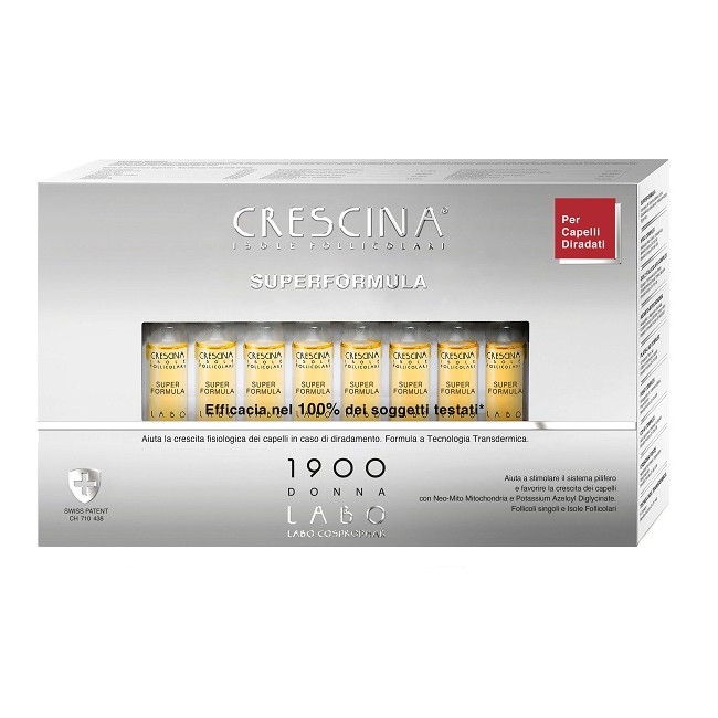 Labo Crescina Isole Follicolari Super Formula 1900 Donna 20 Fiale 3,5 Ml Labo Crescina Isole Follicolari Super Formula 1900 Donna 20 Fiale 3,5 Ml
