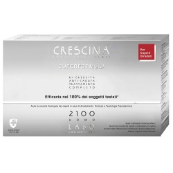 Labo Crescina Isole Follicolari Super Formula 2100 Uomo Tc 10+10 Fiale 3,5 Ml
