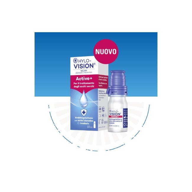 Flacone da 10 ml con sistema di erogazione multidose sterile Omnivision Hylovision Active+