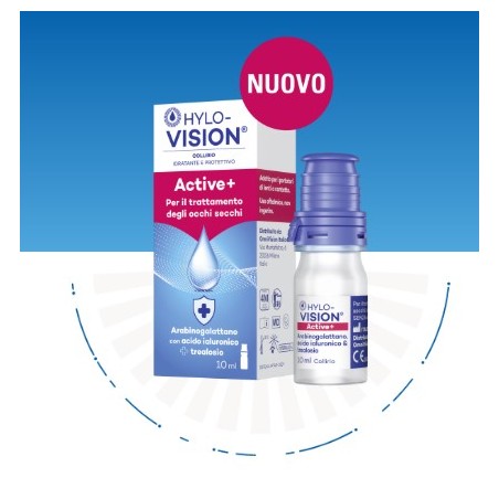 Flacone da 10 ml con sistema di erogazione multidose sterile Omnivision Hylovision Active+