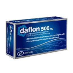 30 Compresse Rivestite Con Film Frazione Flavonoica Purificata Micronizzata General Pharma Solutions Daflon 500 Mg