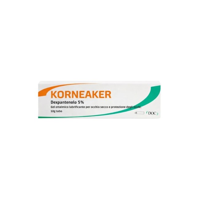 Flacone da 10 g di gel oftalmico Doc Generici Korneaker