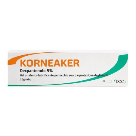 Flacone da 10 g di gel oftalmico Doc Generici Korneaker