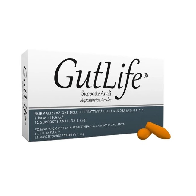 Astuccio contenente 12 supposte Dymalife Pharmaceutical Gutlife Astuccio contenente 12 supposte Dymalife Pharmaceutical Gutlife
