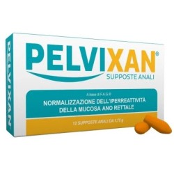 Astuccio contenente 12 supposte Dymalife Pharmaceutical Pelvixan