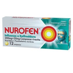 12 Compresse Rivestite  Bb Farma Nurofen Influenza E Raffreddore