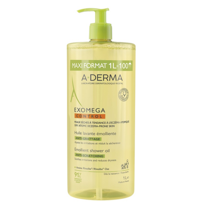A-derma Exomega Control Olio Lavante Emolliente 1 Litro