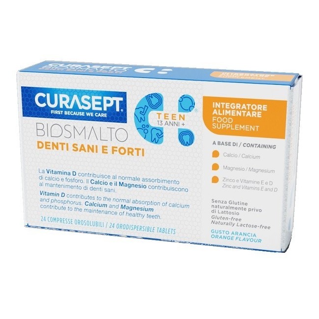 Curasept Biosmalto Teen 24 Compresse
