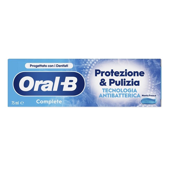 Oral-B Complete Protect & Clean Dentifricio 75ml - Protezione completa per denti e gengive Oral-B Complete Protect & Clean Dentifricio 75ml - Protezione completa per denti e gengive