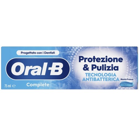 Oral-B Complete Protect & Clean Dentifricio 75ml - Protezione completa per denti e gengive Oral-B Complete Protect & Clean Dentifricio 75ml - Protezione completa per denti e gengive