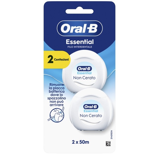 Oral-B Filo Interdentale Non Cerato 50 metri per igiene orale profonda e quotidiana Oral-B Filo Interdentale Non Cerato 50 metri per igiene orale profonda e quotidiana