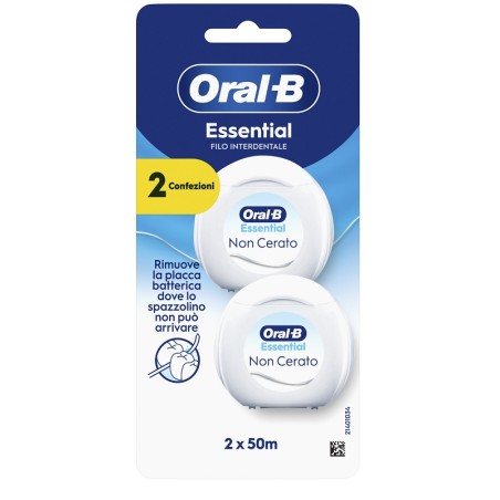 Oral-B Filo Interdentale Non Cerato 50 metri per igiene orale profonda e quotidiana Oral-B Filo Interdentale Non Cerato 50 metri per igiene orale profonda e quotidiana