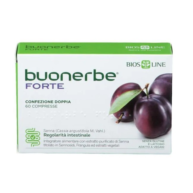 Flacone contenente 90 compresse Bios Line Buonerbe Forte Flacone contenente 90 compresse Bios Line Buonerbe Forte