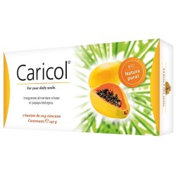 Caricol 7 bustine da 20g con papaya fermentata per il benessere digestivo e intestinale
