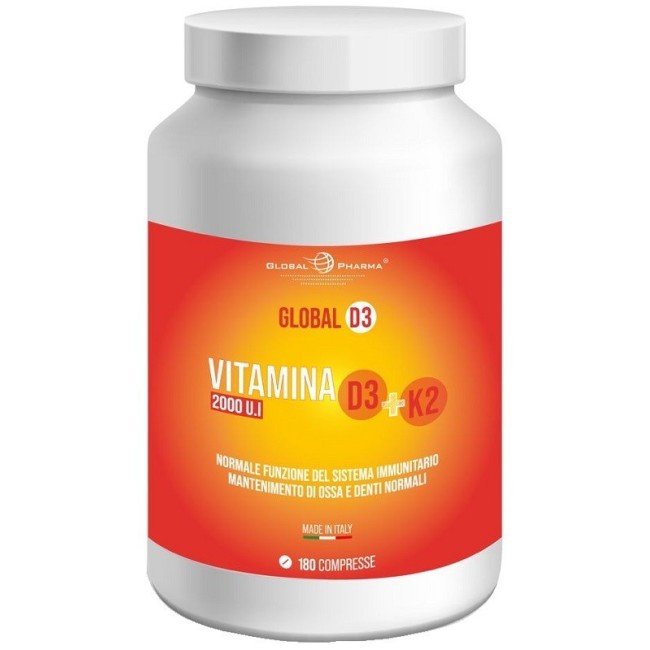 Global Pharma Global D3 180 Compresse 400 Mg
