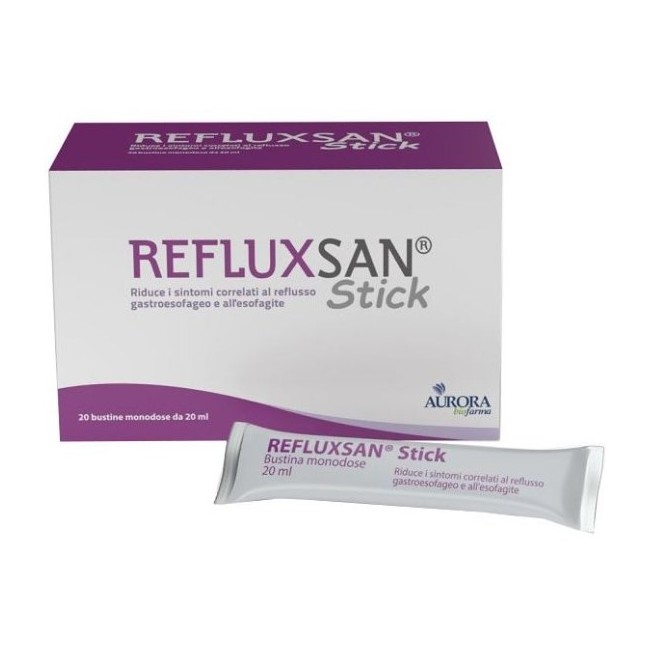 Aurora Biofarma Refluxsan Stick Per Reflusso Gastroesofageo 20 Stick Monodose Da 20Ml - Immagine 7