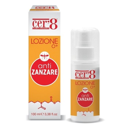 Larus Pharma Cer'8 Lozione 0+ Antizanzare 100 Ml