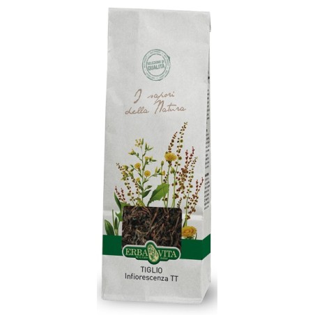 Erba Vita Tiglio Infiorescenza Taglio Tisana 100g - Infuso naturale rilassante e calmante Erba Vita Tiglio Infiorescenza Taglio Tisana 100g - Infuso naturale rilassante e calmante