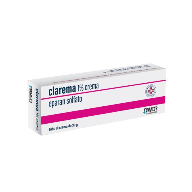 30 ml crema Farmaceutici Damor Clarema 1 % Crema Eparan Solfato