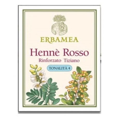 Erbamea Henne' Rosso Rinforzato Tiziano Box 10 Buste Da 100 G