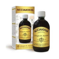Dr. Giorgini Acciaiovis Liquido Analcolico 500 ml - Integratore di ferro con vitamine