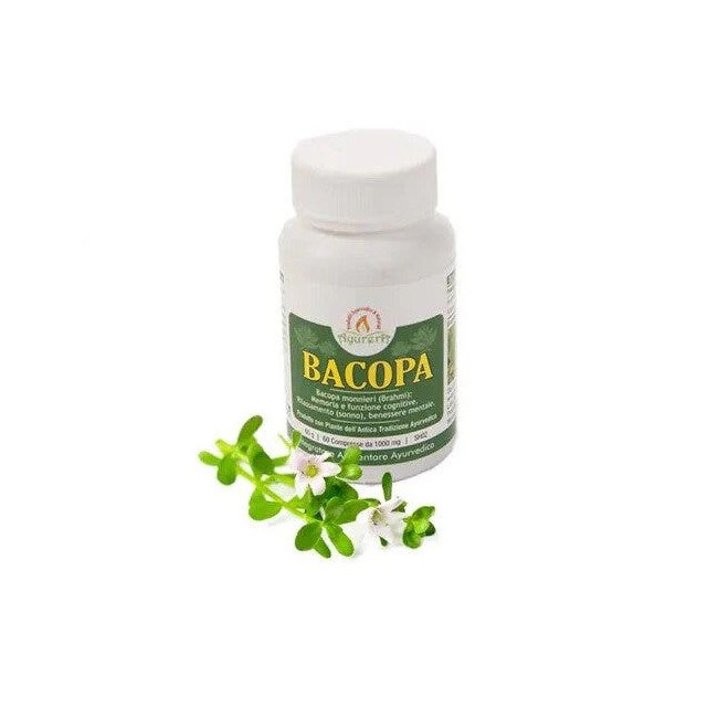 Bliss Ayurveda Ayurera Bacopa 60 Compresse - Integratore per memoria e concentrazione Bliss Ayurveda Ayurera Bacopa 60 Compresse - Integratore per memoria e concentrazione