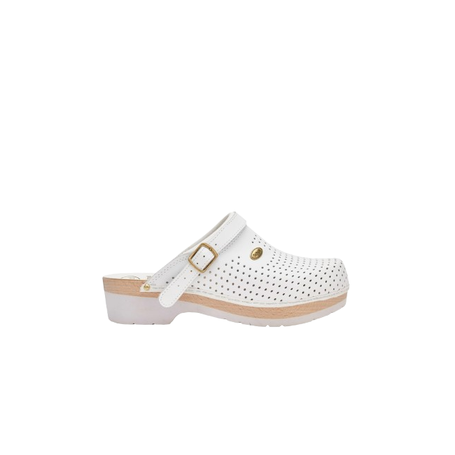 Scholl's Calzatura Clog Supercomfort B/s Bycast U White 42