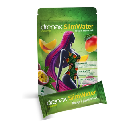 Paladin Pharma Drenax Forte Slim Water Mango E Passion Fruit 24 Bustine Granulati Effervescenti