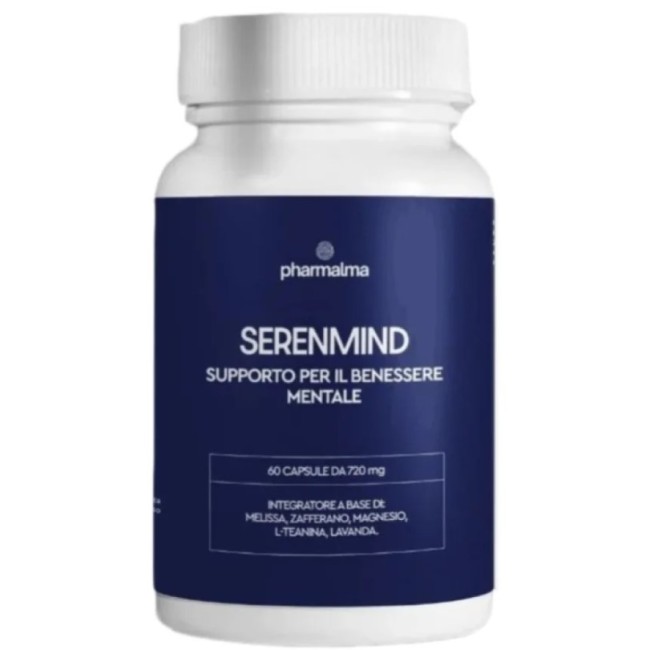 Pharmalma Seren Mind 60 Capsule - Integratore per il benessere mentale e il tono dell'umore