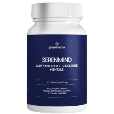 Pharmalma Seren Mind 60 Capsule - Integratore per il benessere mentale e il tono dell'umore