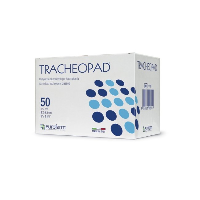 Eurofarm Tracheopad medicazione sterile 8x9,3 cm per tracheotomia altamente assorbente