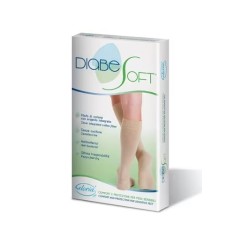 Gloria Med Diabesoft Gambaletto a compressione graduata beige taglia XL per diabetici
