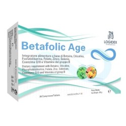 Logidex Betafolic Age integratore con acido folico e vitamine del gruppo B in 30 bustine