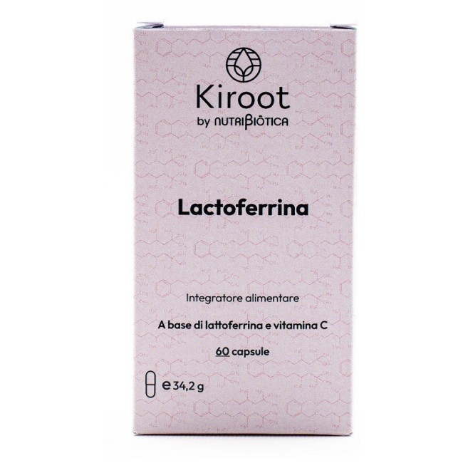 Nutribiotica S. L. Kiroot By Nutribiotica Lactoferrina 60 Capsule Senza Glutine Senza Lattosio