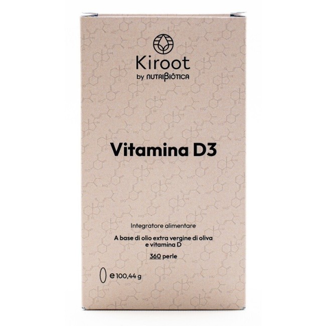 Nutribiotica S. L. Kiroot By Nutribiotica Vitamina D3 360 Perle Senza Glutine Senza Lattosio