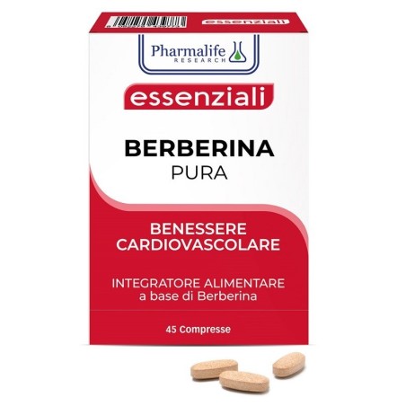 Pharmalife Research Berberina Pura 45 Compresse Senza Glutine per il benessere cardiovascolare Pharmalife Research Berberina Pura 45 Compresse Senza Glutine per il benessere cardiovascolare