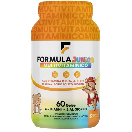 So. Farma. Morra Formula Multivitaminico Junior 60 Gelee gusti assortiti senza zuccheri e glutine So. Farma. Morra Formula Multivitaminico Junior 60 Gelee gusti assortiti senza zuccheri e glutine