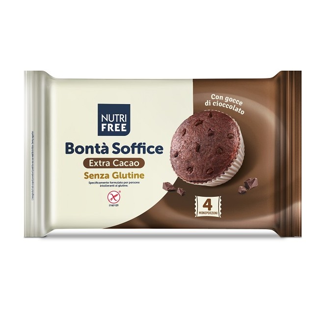 Nutrifree Bonta' Soffice Extra Cacao 140 G Senza Glutine