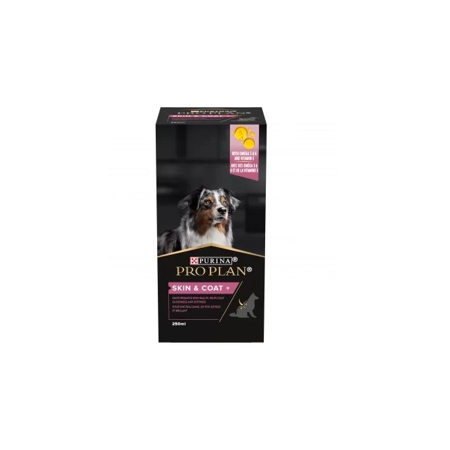 Purina Pro Plan Dog Supplement Skin&Coat 250 ml - Integratore per pelle e pelo del cane