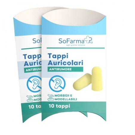 So. Farma. Morra Tappi Auricolari Sofarmapiu' 10 Pezzi