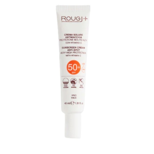 Rougj Crema Solare Viso 50+ Antimacchia 40 Ml - Protezione alta e azione antimacchia Rougj Crema Solare Viso 50+ Antimacchia 40 Ml - Protezione alta e azione antimacchia