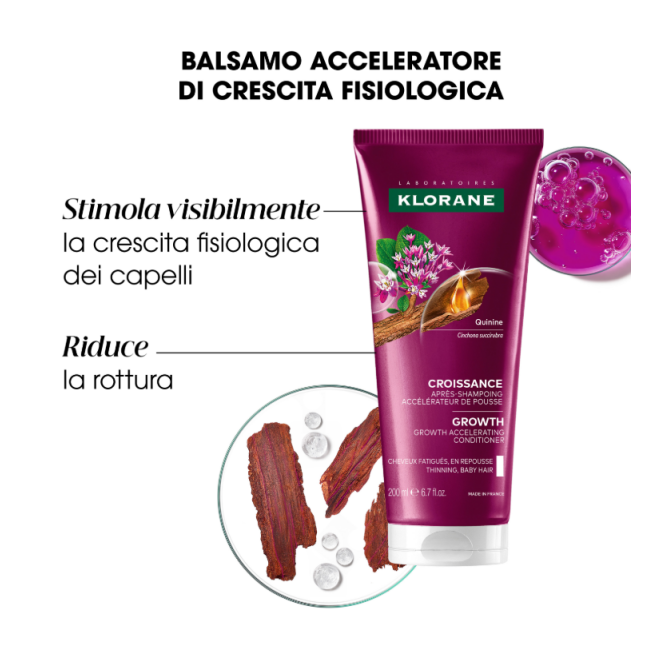 Klorane Balsamo Chinina Crescita 200 Ml