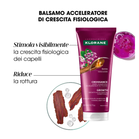 Klorane Balsamo Chinina Crescita 200 Ml