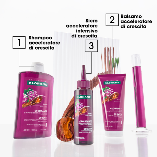 Klorane Shampoo Chinina Crescita 200 Ml