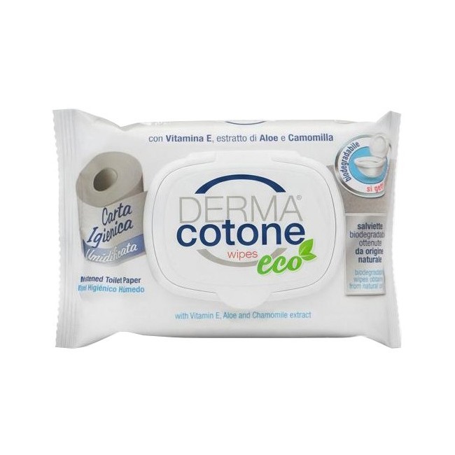 Da. Ma. Distribuzione Dermacotone Salviettine Carta Igienica Eco Umidificata 20 Pezzi
