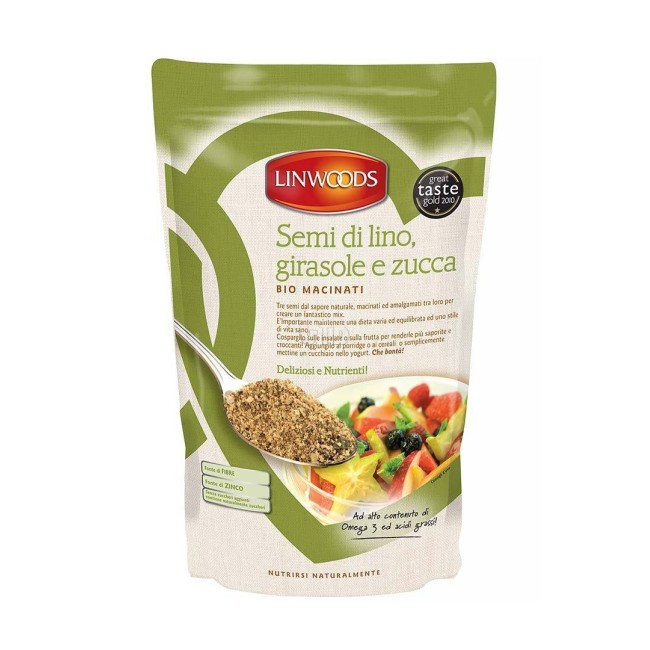 Linwoods Semi di Lino, Girasole e Zucca Macinati 200g - Mix nutrizionale naturale e completo Linwoods Semi di Lino, Girasole e Zucca Macinati 200g - Mix nutrizionale naturale e completo