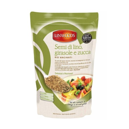 Linwoods Semi di Lino, Girasole e Zucca Macinati 200g - Mix nutrizionale naturale e completo Linwoods Semi di Lino, Girasole e Zucca Macinati 200g - Mix nutrizionale naturale e completo